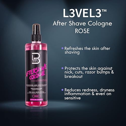 Miniatura 2 de L3 Colonia de spray para después del afeitado Level 3 - Suaviza la piel - Refresca y alivia la cara y la piel - Fórmula hidratante nivel tres