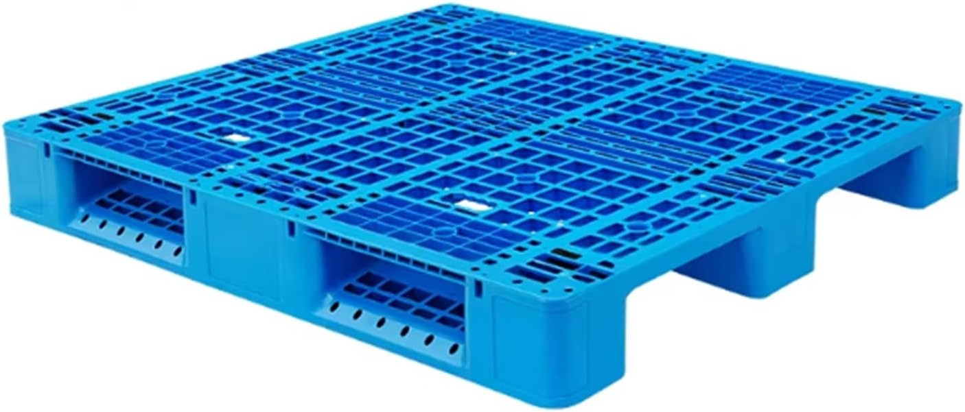 Waterproof Plastic Pallets, Mesh-Patterned for Ventilation and Moisture Resistance, Suitable for Warehouse Storage of Goods(90x90x15cm)
