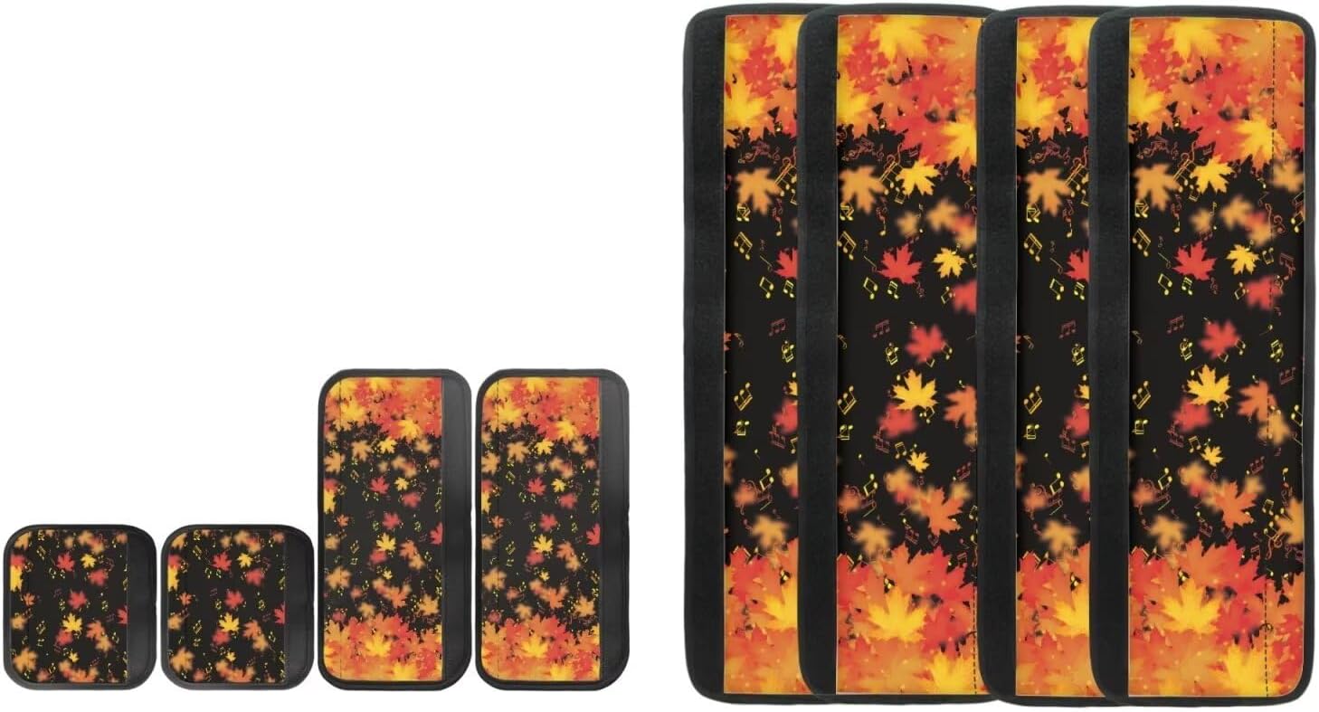 Multicolored Maple Refrigerator Handle Gloves Set of 8 Keep Your Fridge Microwave Oven Stove Dishwasher Clean Antislip Kitchen Appliance Accessories Thanksgiving Decor
