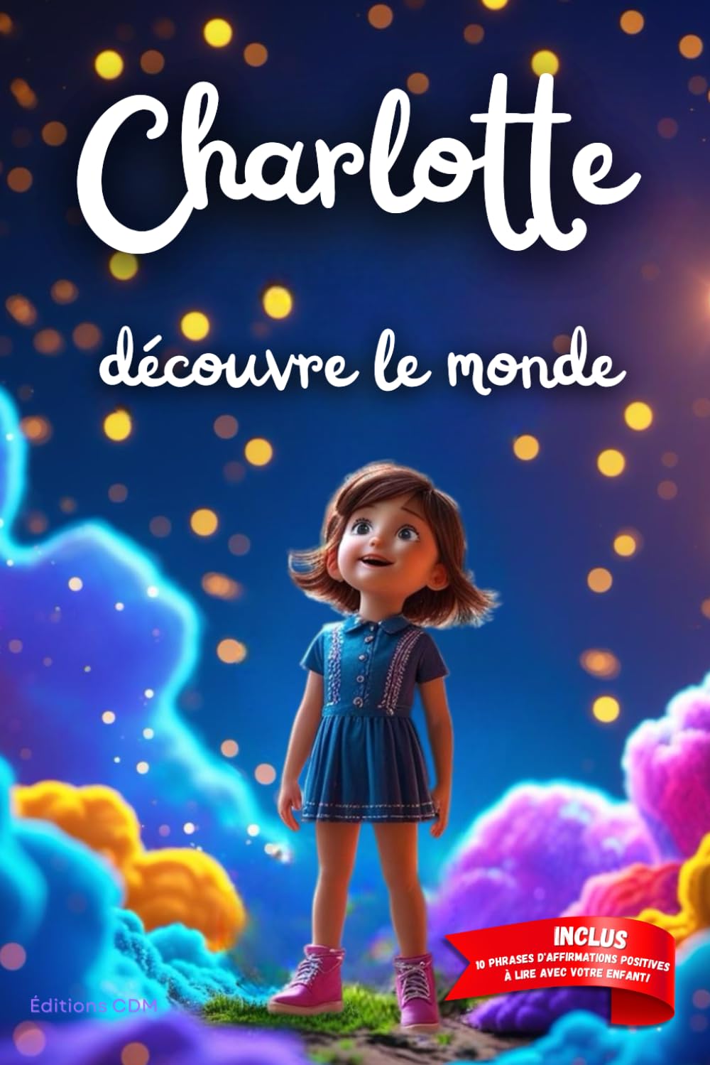 Charlotte découvre le monde: Livre personnalisé prénom, mini-histoires magiques, aventures, confiance en soi, leçons de vie, affirmations positives, ... famille, endormissement paisible : Charlotte