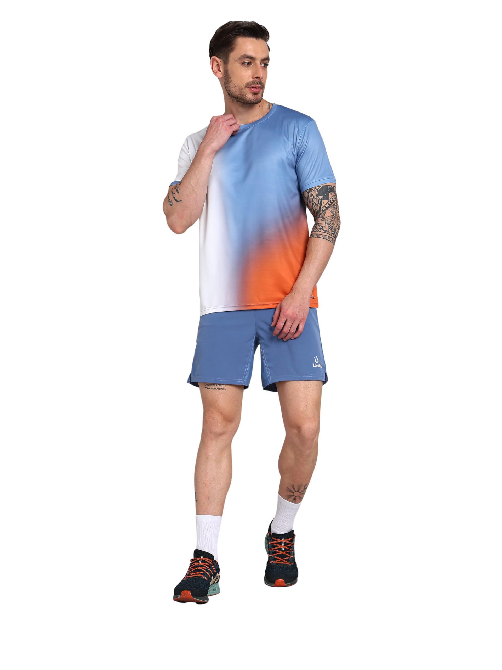 umildo Mens Active Sports Wear T-Shirt Shorts Sets Perfect For PickleBall Tennis Badminton (S-XL Size)-picture-12