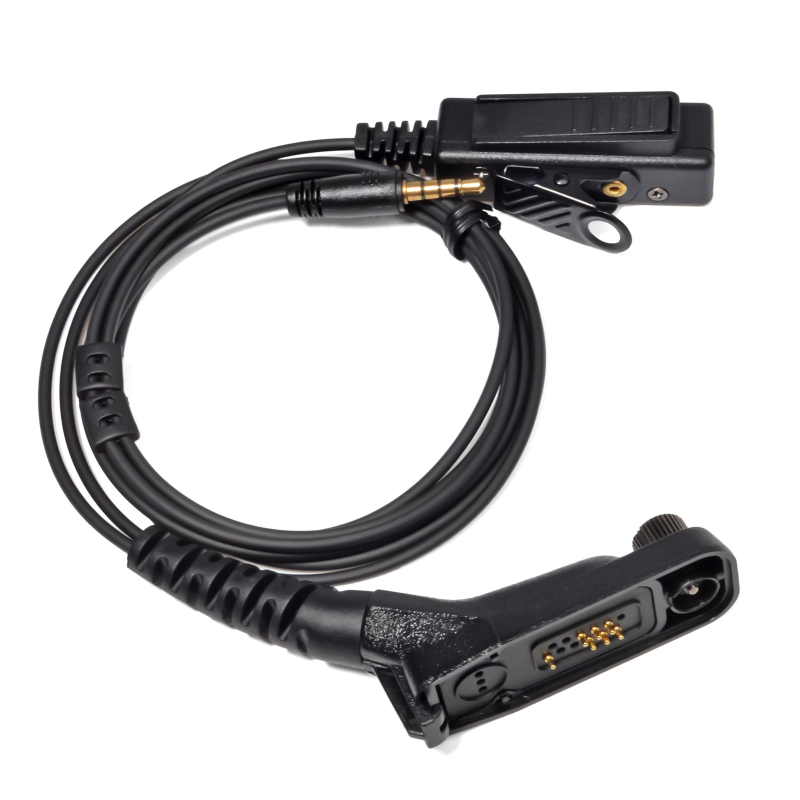 UAYESOK Auriculares electrónicos Walkie Talkie con reducción activa de ruido, protección auditiva para disparar con micrófono PTT para radio Motorola DP3400 DP4400 DP4600 DP4800 DP4801 MTP6650