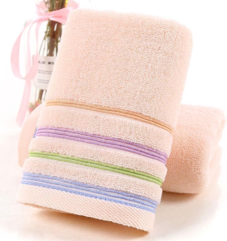 Colorful Striped Towels Household Adult Towelss Cotton Towelsing