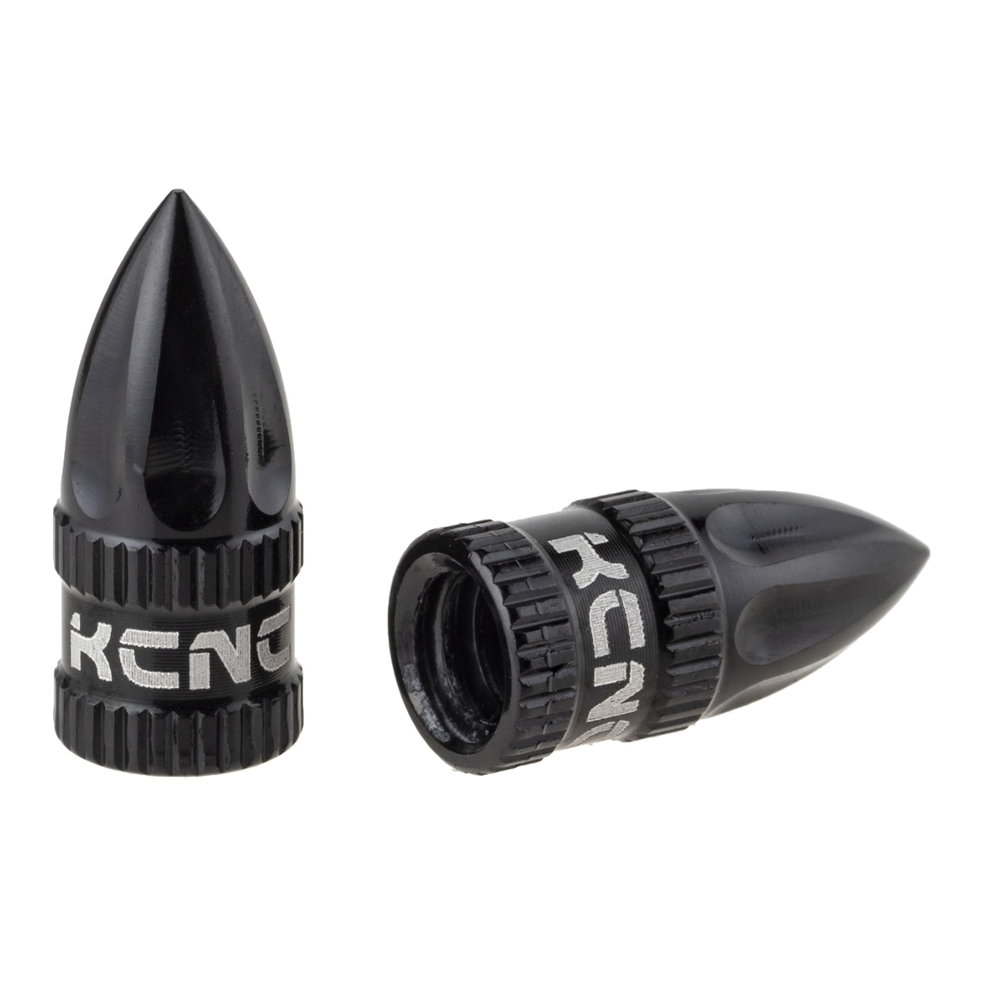 Bike Bits Tappi Per Valvole Presta A Forma Di Hamburger - Confezione Da 4, Colore Nero, In Alluminio Anodizzato, Per MTB E Bici Da Strada - 2