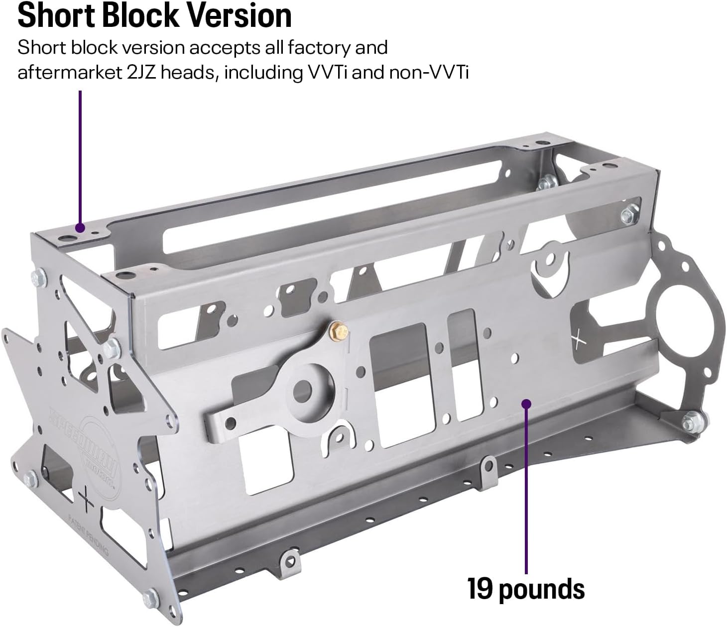 SoloSwap Compatible with Toyota 2JZ Mock Up Engine Swap Dummy Short Block