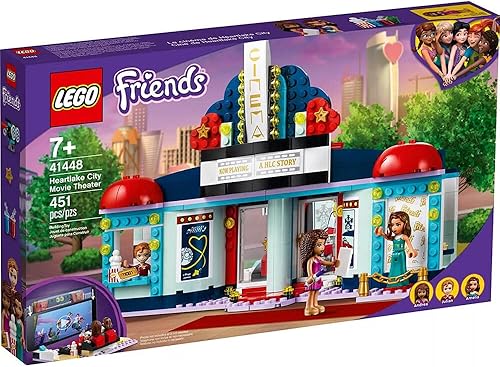 Miniatura 4 de LEGO Friends Heartlake City Movie Theater 41448 Kit de construcción gran regalo de cumpleaños para niños que aman las películas, nuevo 2021 (451