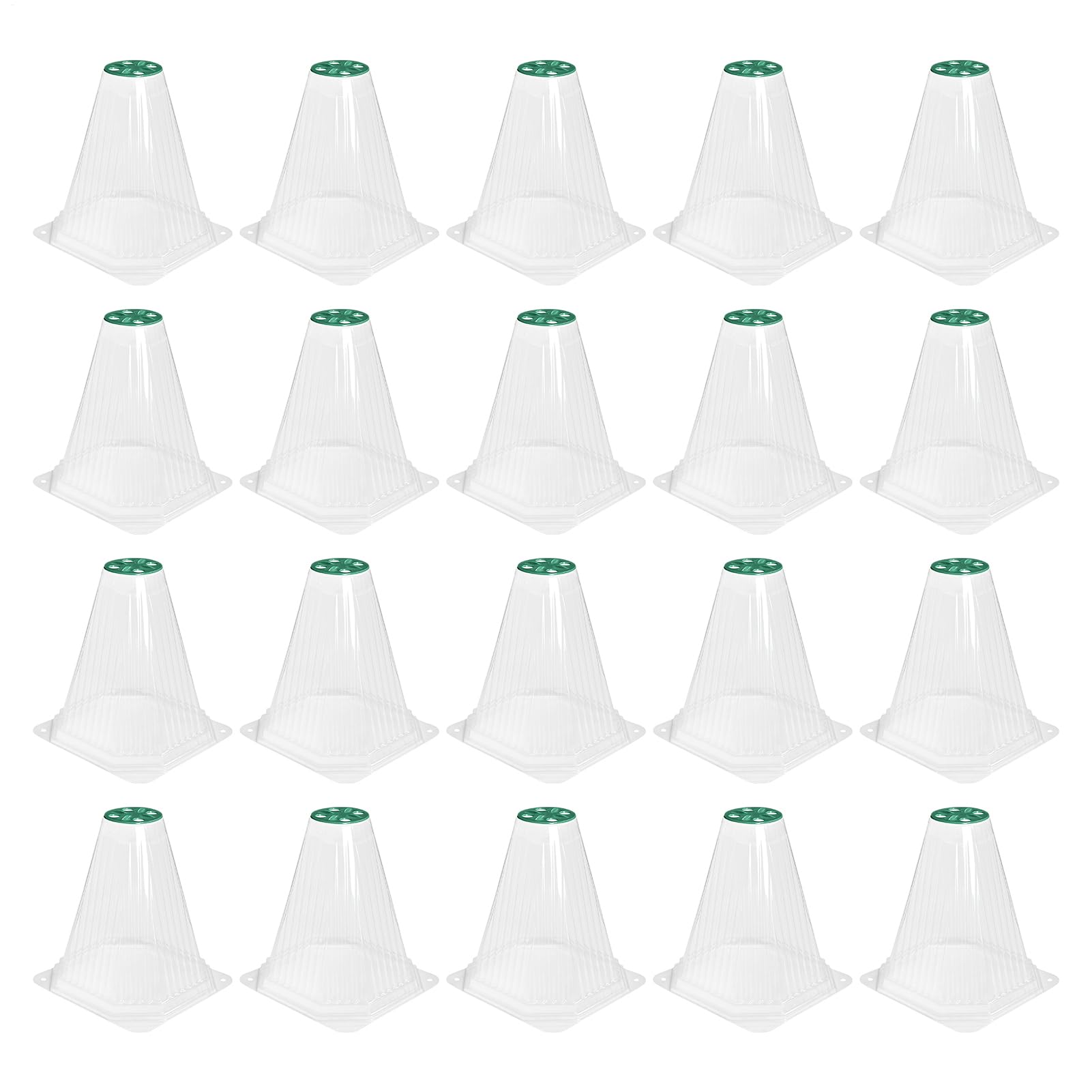 Cloches de protection pour plantes durables et réutilisables pour fortifier le potager