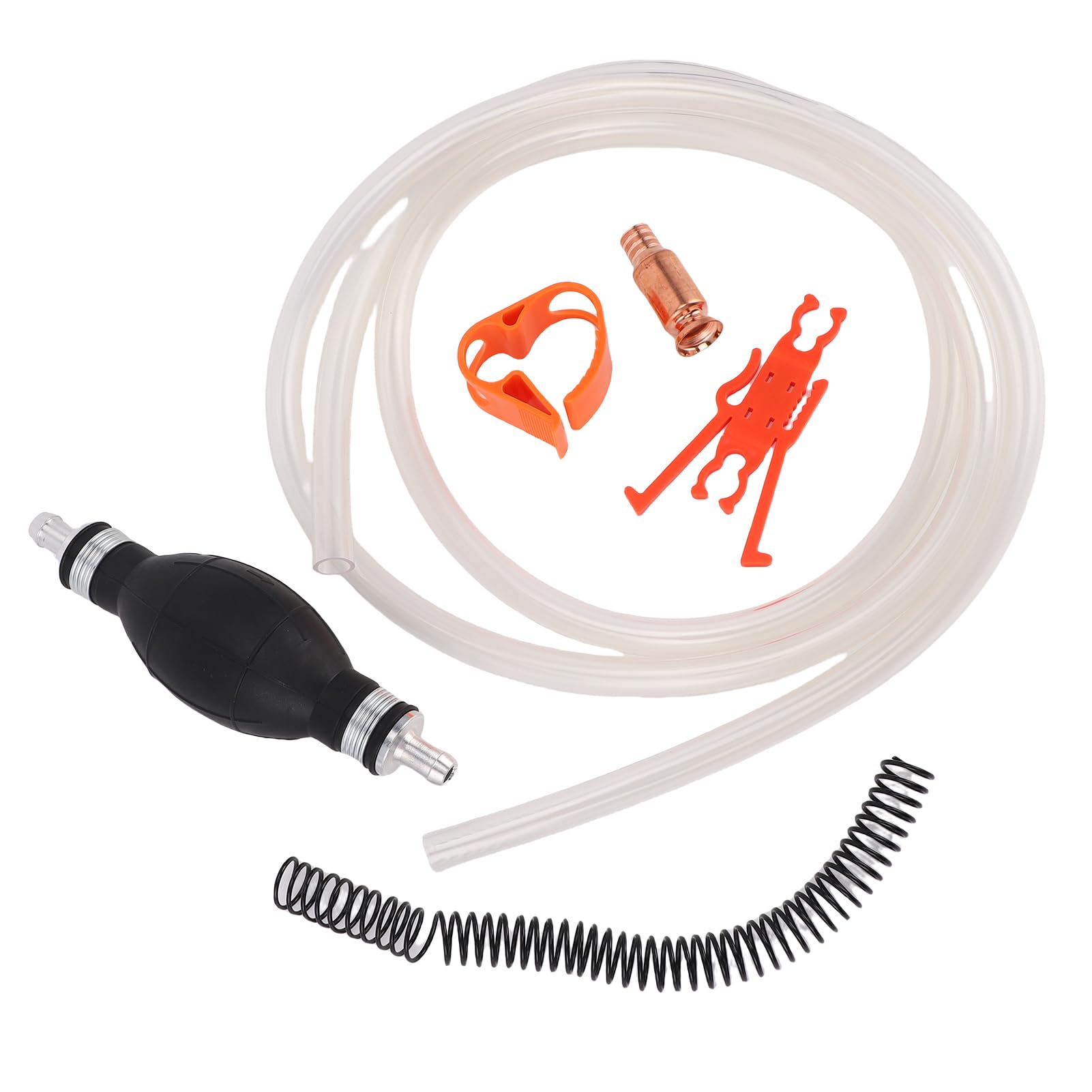 Domary Manual Fuel Siphon Pump Efficient Hand Gas Transfer Pump for