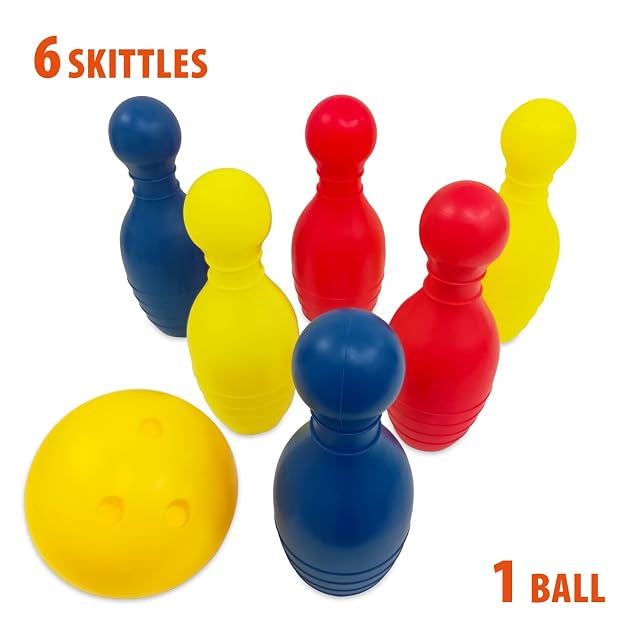 Foto 3 de 7 de MONDO Toys - Bowling - Set Gigante de 6 Bolos + Pelota - 28552