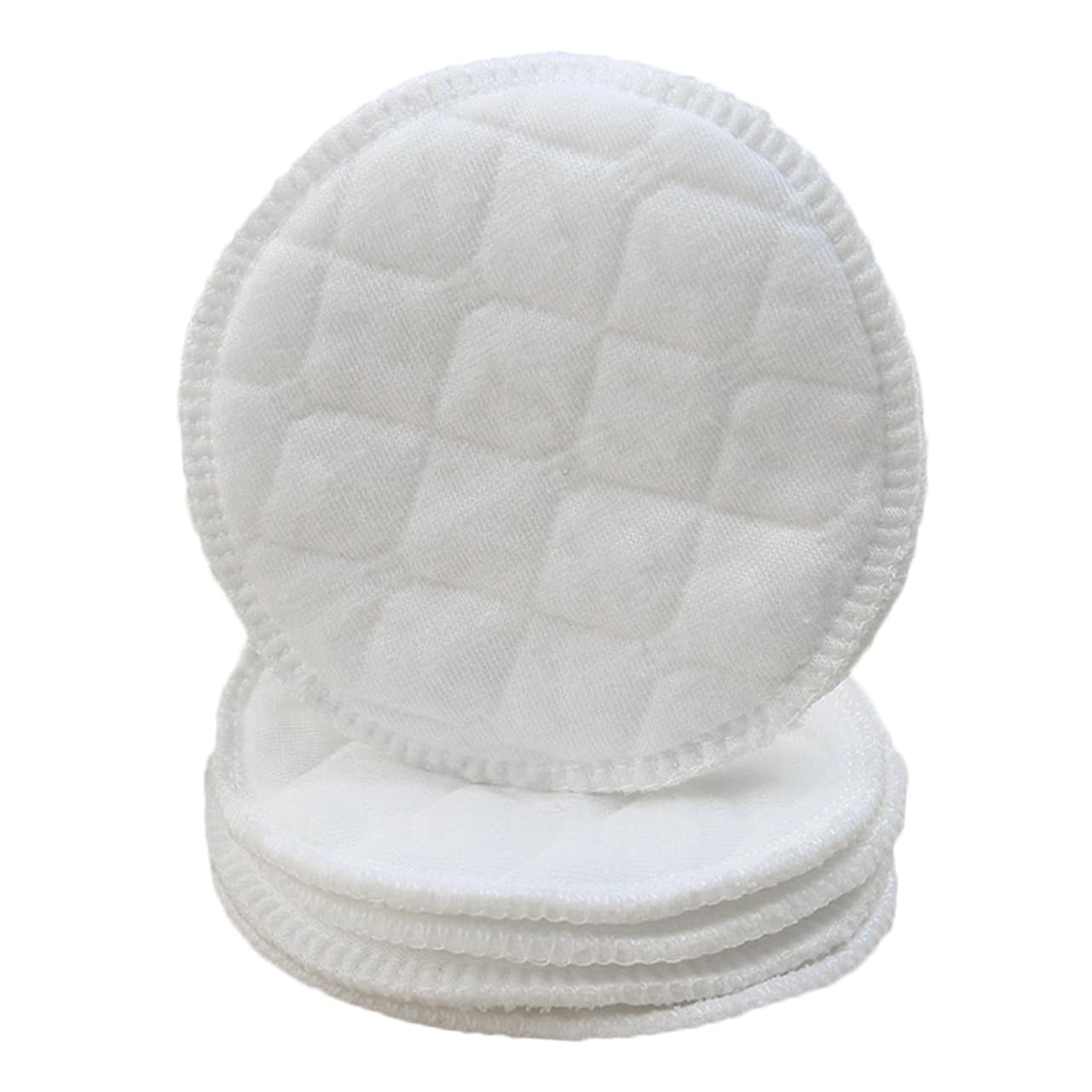BESTonZON 100pcs Washable Breast Pads Three-Layer Overflow Nursing Pads for Postpartum Mothers Ultra-Absorbent Leak Soft and Comfortable for Day Night Use