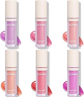 Paquete de 6 rubores líquidos brillantes – al...