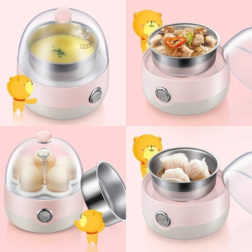 Electric Egg Boiler Cooker 5 Capacity Hard Boiled or Poached Multifunctional for Hard Boiled Scrambled Eggs or Omelets Steamed Vegetables Seafood w/Auto Shut Off Feature