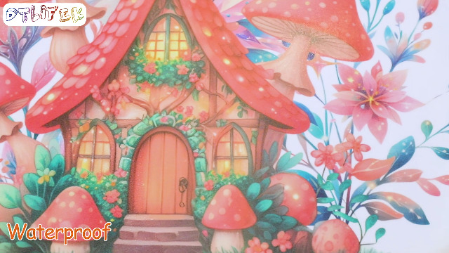 Calcomanías de Pared Fairy Casa Hongo Cartoon 2 Pzs miniatura 7