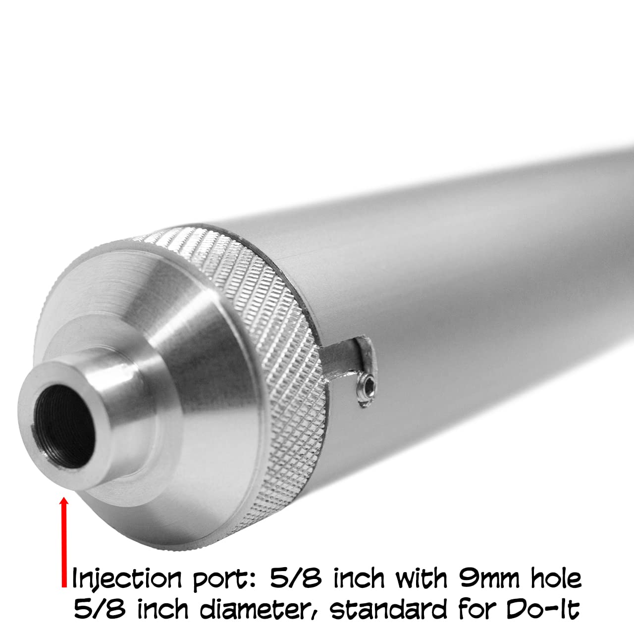 Inyector de aluminio para cebo de plastisol de plástico suave, forma señuelo de pesca, 7 onzas y 9.5 onzas
