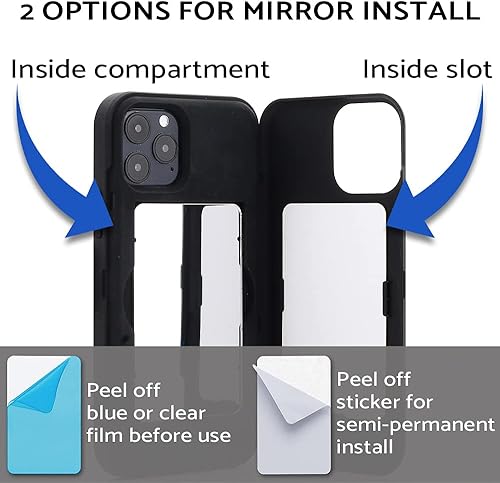 Miniatura 4 de TORU CX PRO - Funda para iPhone 1212 Pro, con tarjetero  Funda protectora delgada a prueba de golpes con tarjetas de crédito ocultas, cartera con