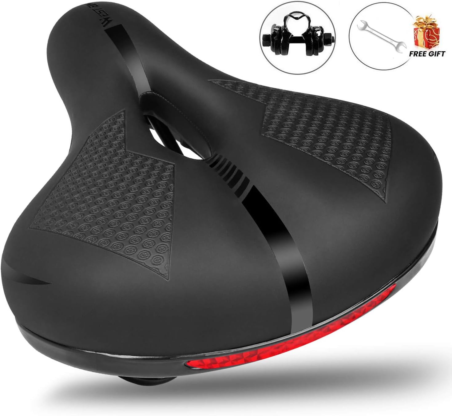 Seggiolino morbido per bicicletta