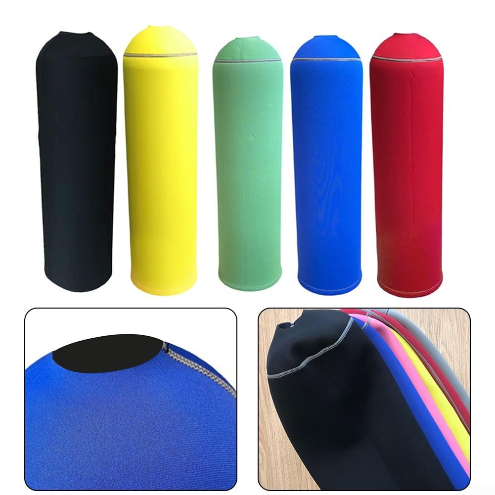 Custodia protettiva in neoprene per bombola da 12 l, morbida e flessibile, previene graffi e scivolamenti, adatta per cilindri da 18 cm di diametro e 70 cm di altezza (blu)