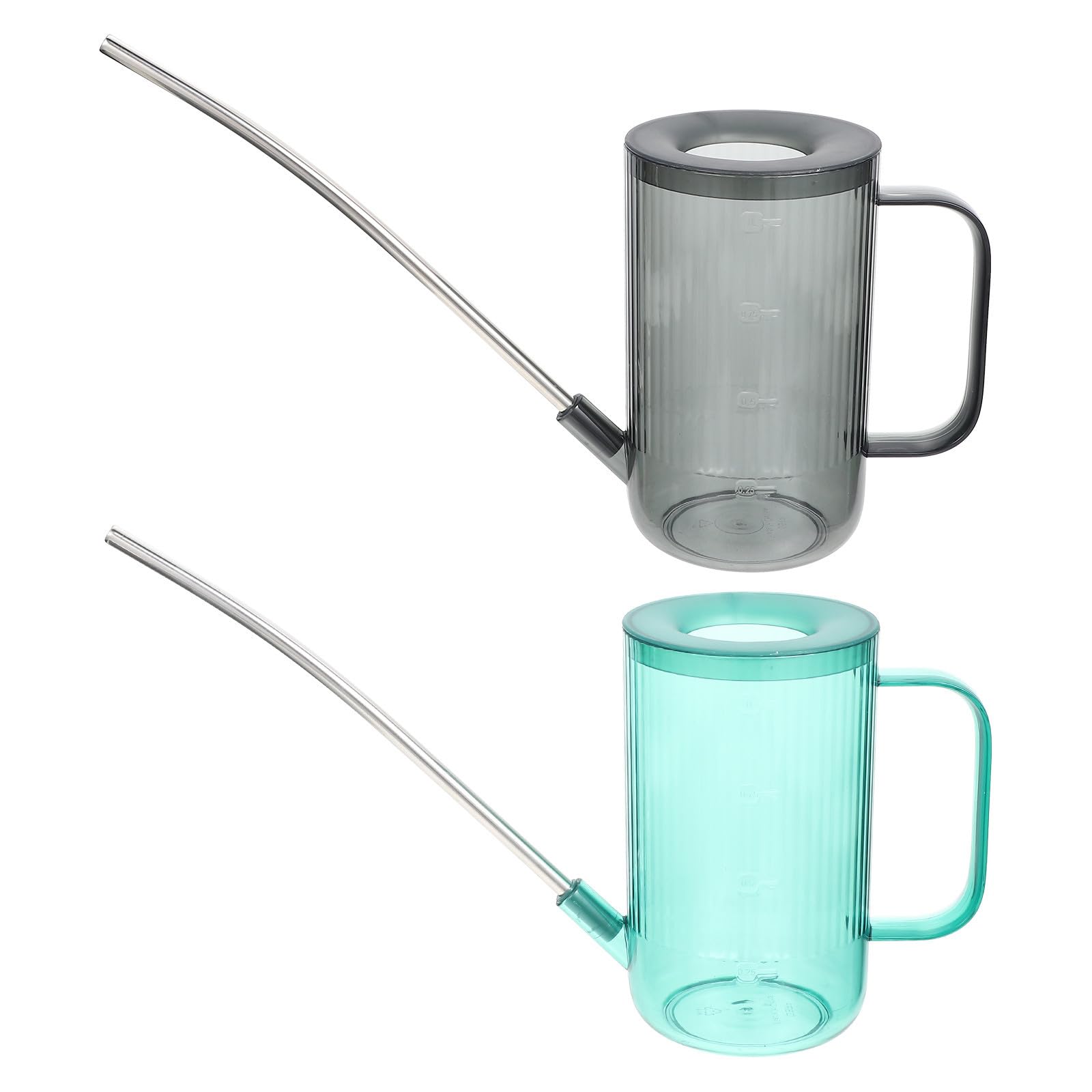 BESTonZON 2ensembles Arrosoir Acier à Bec pour Plantes Intérieur De Vaporisateurs Vert Gris Étoilé pour Irrigation des Et