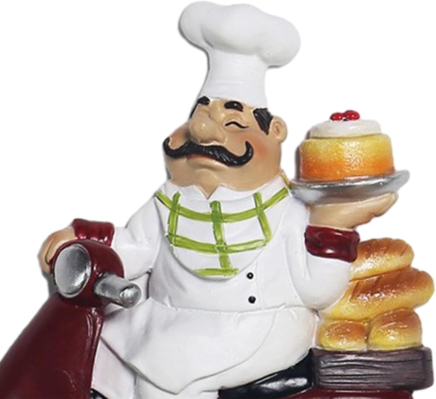 Generic Chef Figurine Wall Hook Wall Mount Rack Hook Wall Art Decor, Wall Hanger Utility Hook for Cap Oven Gloves, Home Decoration, Style A, Optional