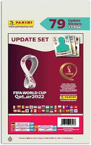 Panini Juego de actualización de la colección de calcomanías de la Copa Mundial de la FIFA 2022