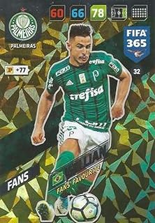 2017-18 Panini FIFA 365 Adrenalyn XL #32 Willian Palmeiras Made in Italy by Panini S.p.A Modena Futbol Soccer Game Card