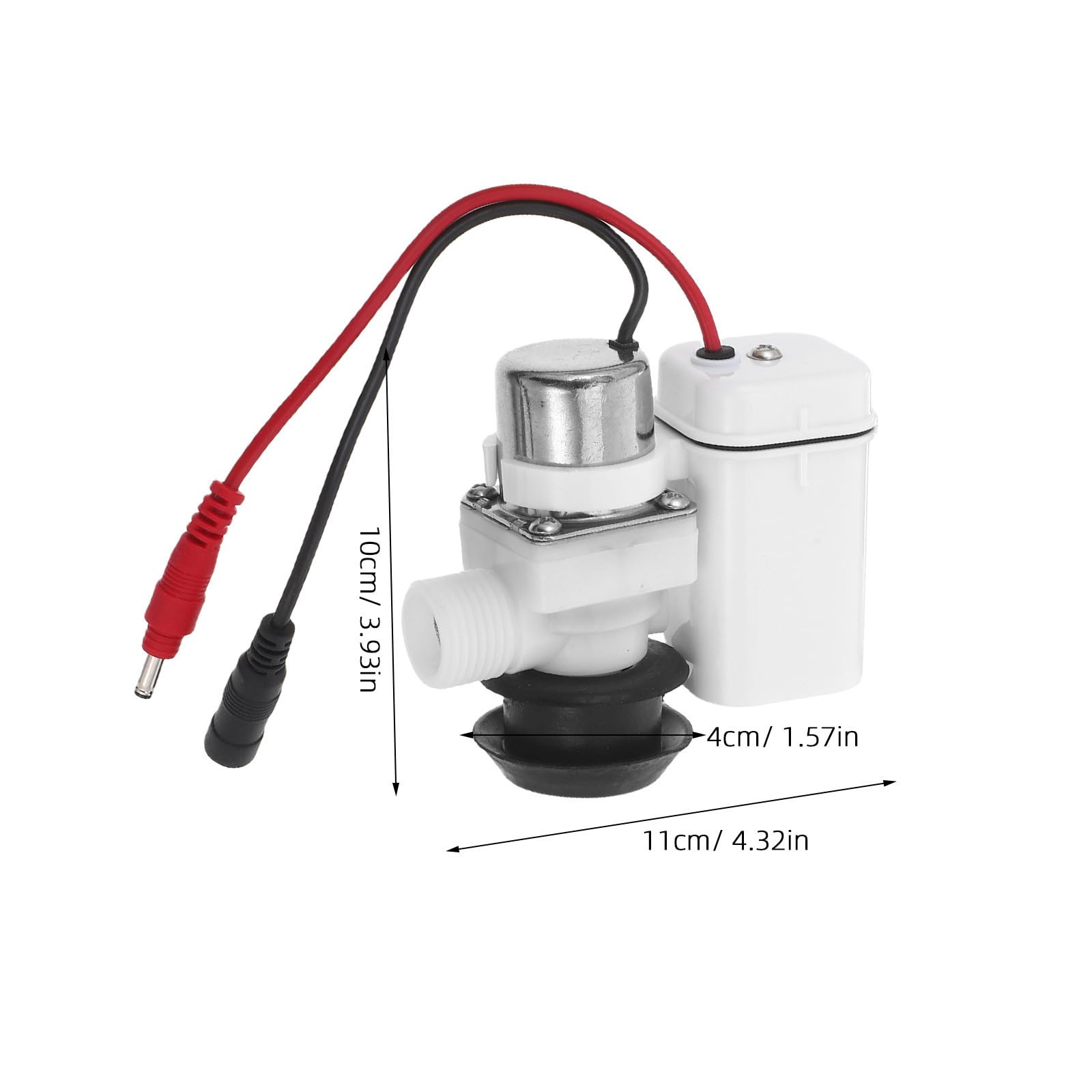 Levemolo 1juego Válvula de Descarga Automática con Sensor para Urinario Baño Kit Reemplazo Resistente Antihumedad Ahorro Agua Inteligente para Inodoros Públicos y Comerciales