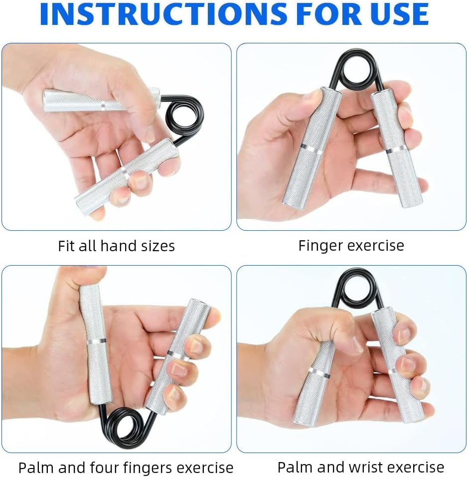 Proberos®Hand Gripper, Hand Grip Trainer For Beginners & Professionals, Finger & Forearm Strengthener For Muscle Building, Rehab & Recovery, Portable Fitness Tool