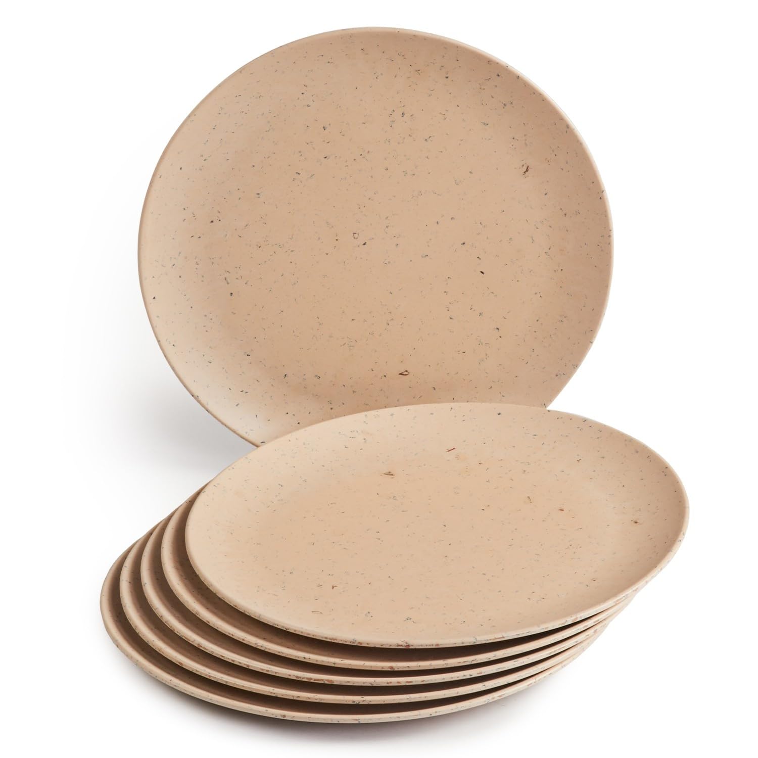 Buy Red Butler Eco-Friendly Bamboo Fiber Plates | Set of 6 Dinner