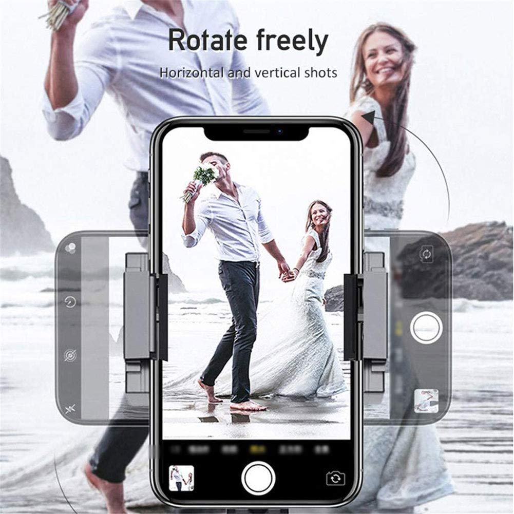 LJJ Gimbal Estabilizador para iPhone/1 Axis Estabilizador Smartphone, Onvierte Tu MóVil En Una CáMara Inteligente para Grabar En Movimiento