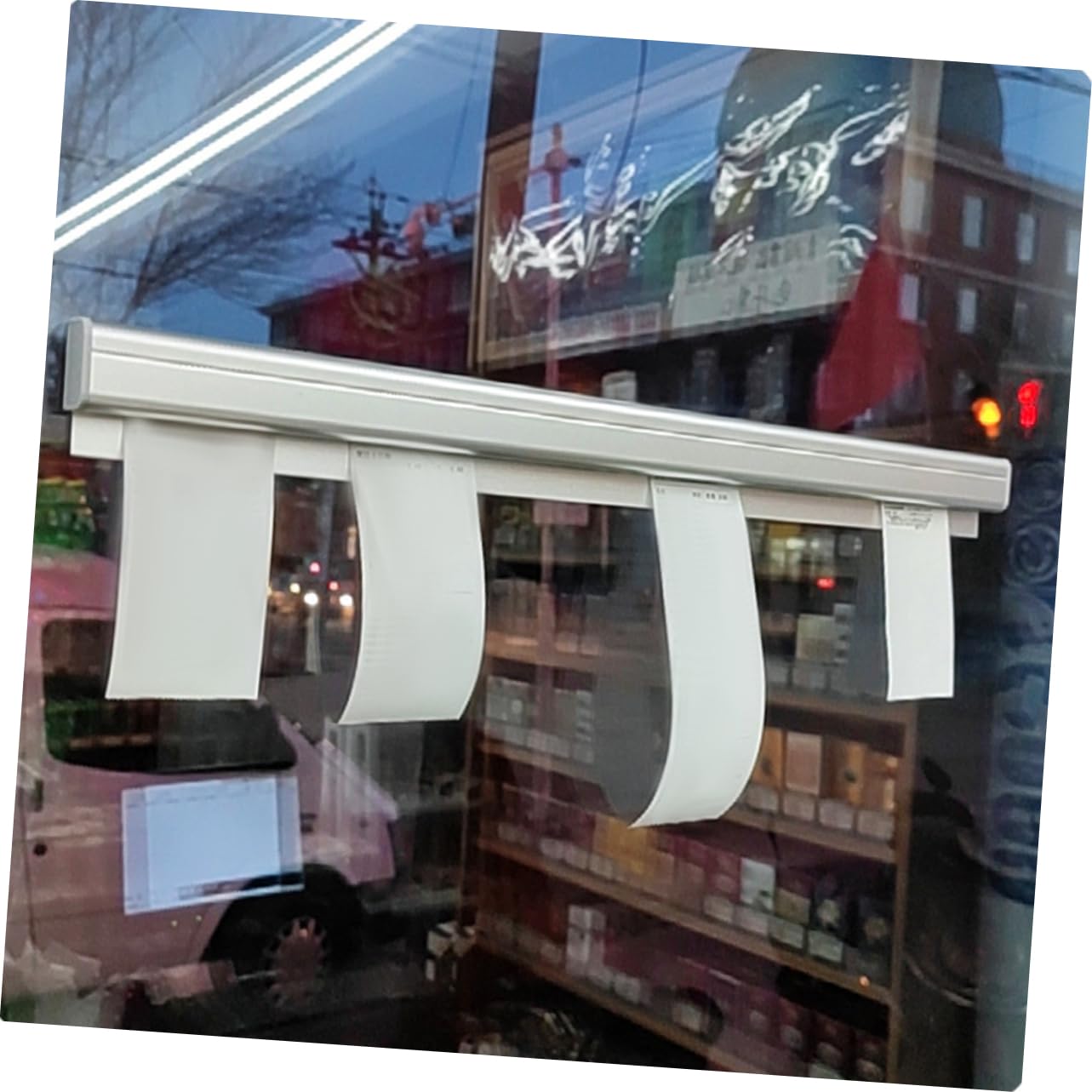 iplusmile 2stücke Teiliges Aluminium-küchenbestellhalter Wandmontierter Clip Für Gastronomie Für Restaurants Cafés Und Bars -Display-Rail Ohne Lochbohren