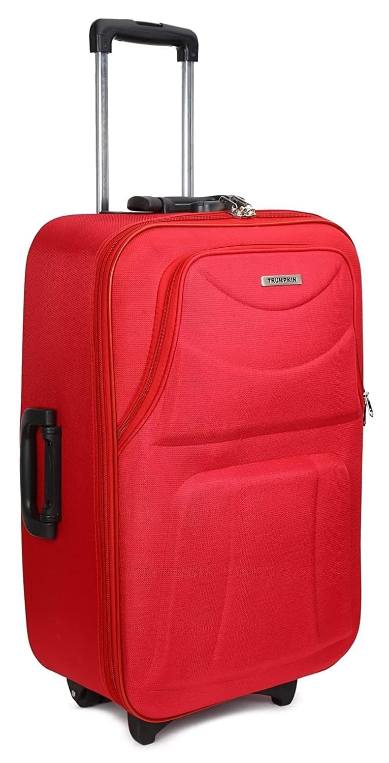 New Jersey Travellers Scottish Model Polyester Soft-Side 66Cm Medium Chack-In Luggage Trolley Bag...(Medium, Red, Spinner Wheels) (B0CVGWH2DD) Amazon Price History, Amazon Price Tracker