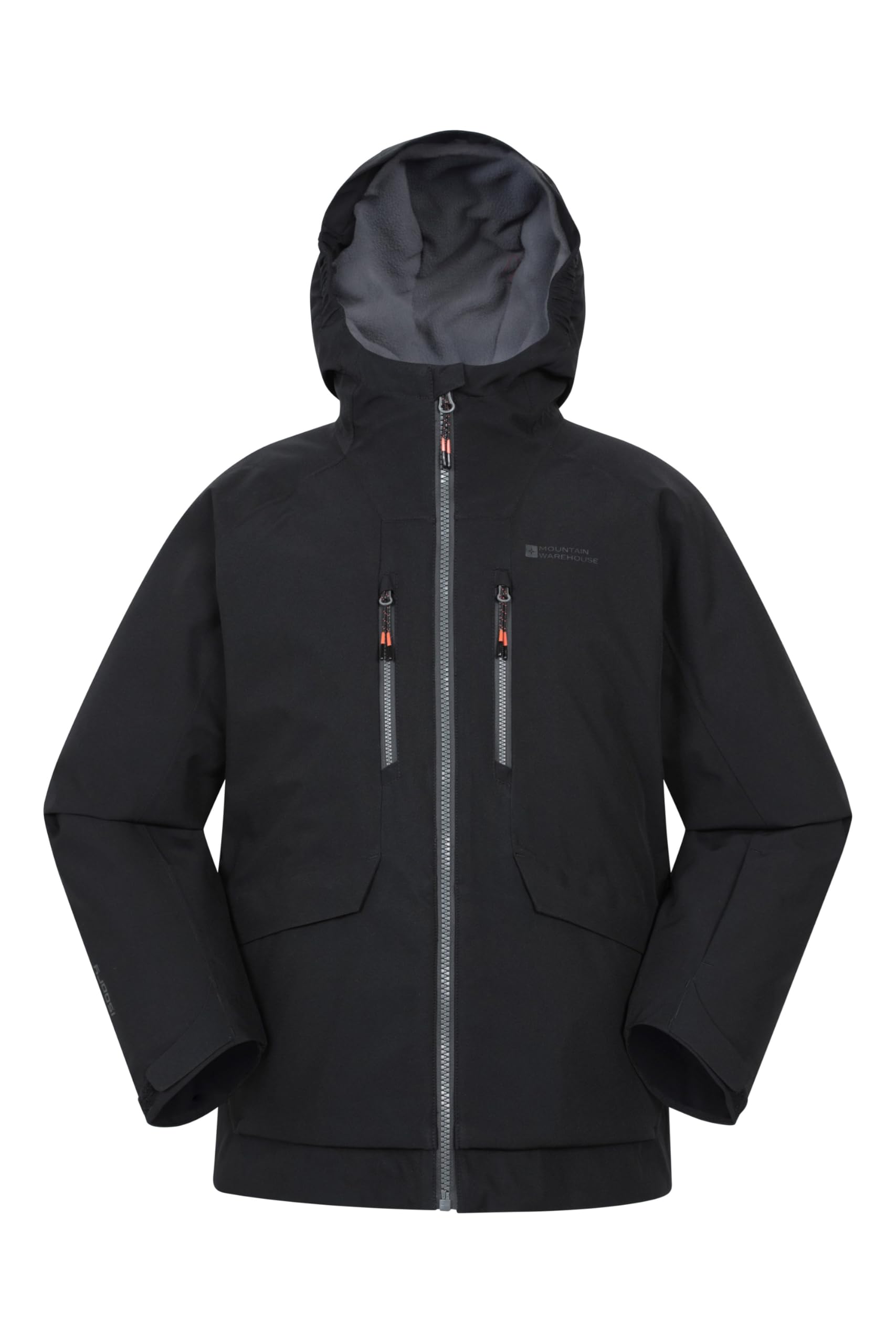 Mountain Warehouse Black Blizzard Kids Extreme Waterproof Ski Jacket Kids Size 11-12 Years