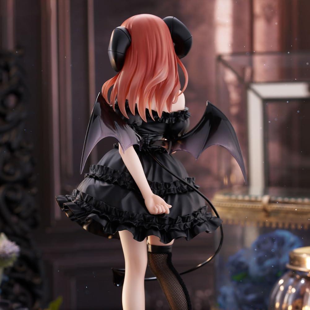 Figura de personaje de Nakano Miku de anime Nakano Miku, vestido negro, postura de pie, modelo de PVC, 25 cm, figura de acción de Nakano Miku, decoración de escritorio