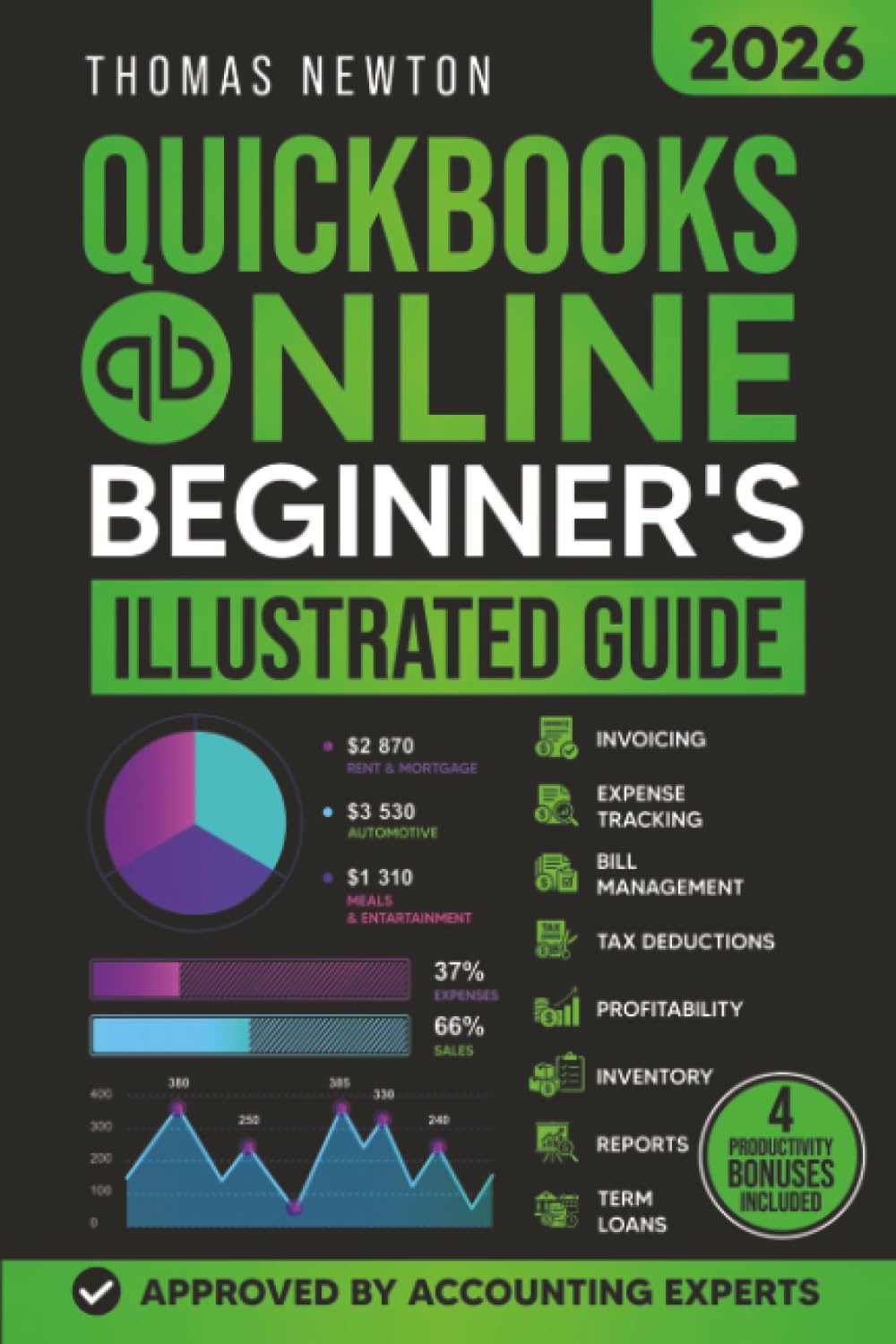 QuickBooks Online for Beginners: The Most Up-to-Date Guide to Mastering Your Finances with the Latest Features, How to Track Expenses, Automate Invoices & Stay Tax-Ready!