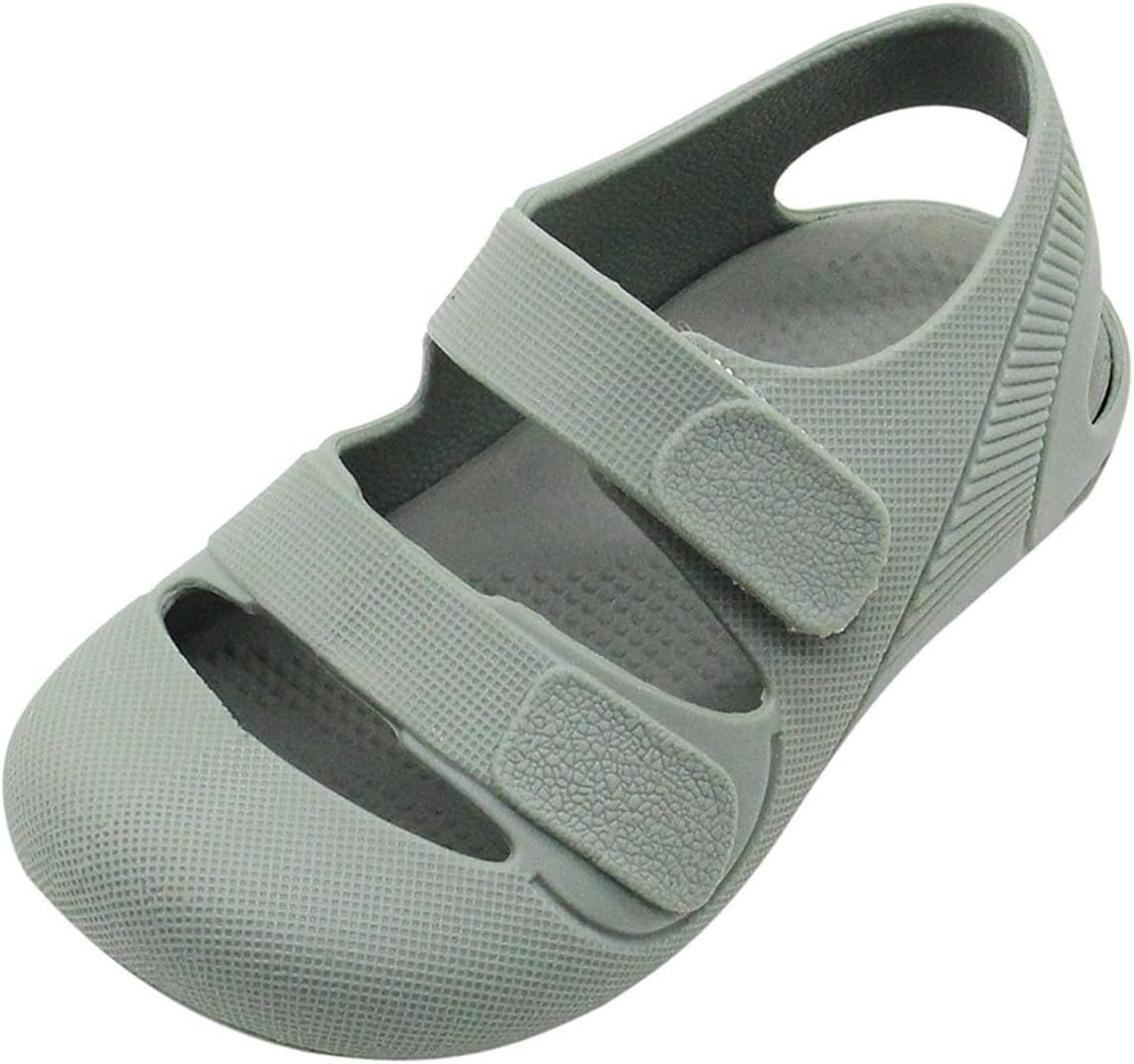 Closed Toe Sandals 2026 Girls Boys Fisherman Summer Shoes Comfy Hook and Loop Sporty Outdoor Kids Toddler Footwear