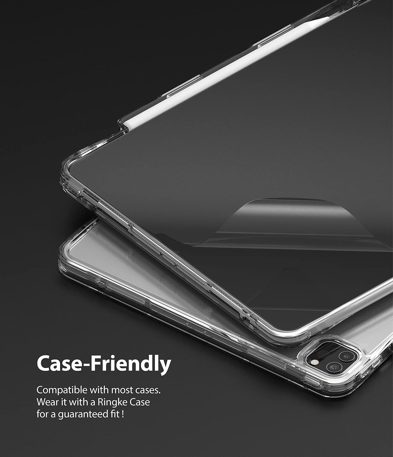 Ringke Paper Touch [Soft] Film Compatible with iPad Pro 12.9 Screen Protector (6th Generation 2022, 5th 2021, 4th 2020, 3rd 2018), Anti-Fingerprint Matte Paper Textured for Writing & Drawing - 2 Pack