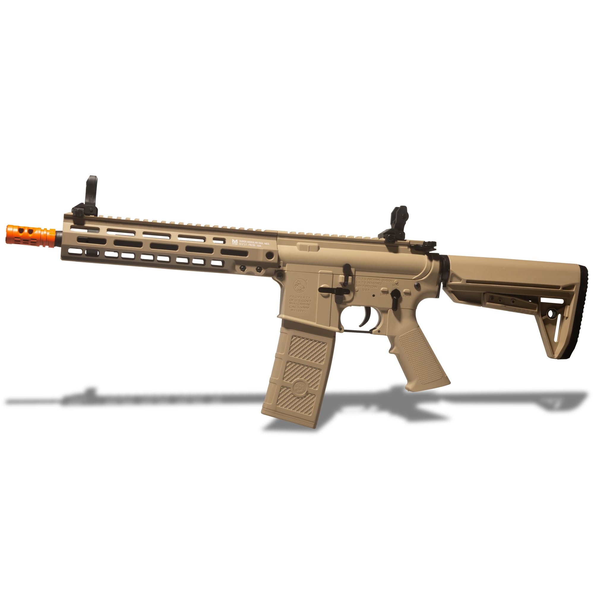 EMERBU Modified Electric Gel Ball Blaster MK8 - Metal V2 Gearbox - 11.1V - High Speed?Torque Motor - Ages 16+ (Tan)