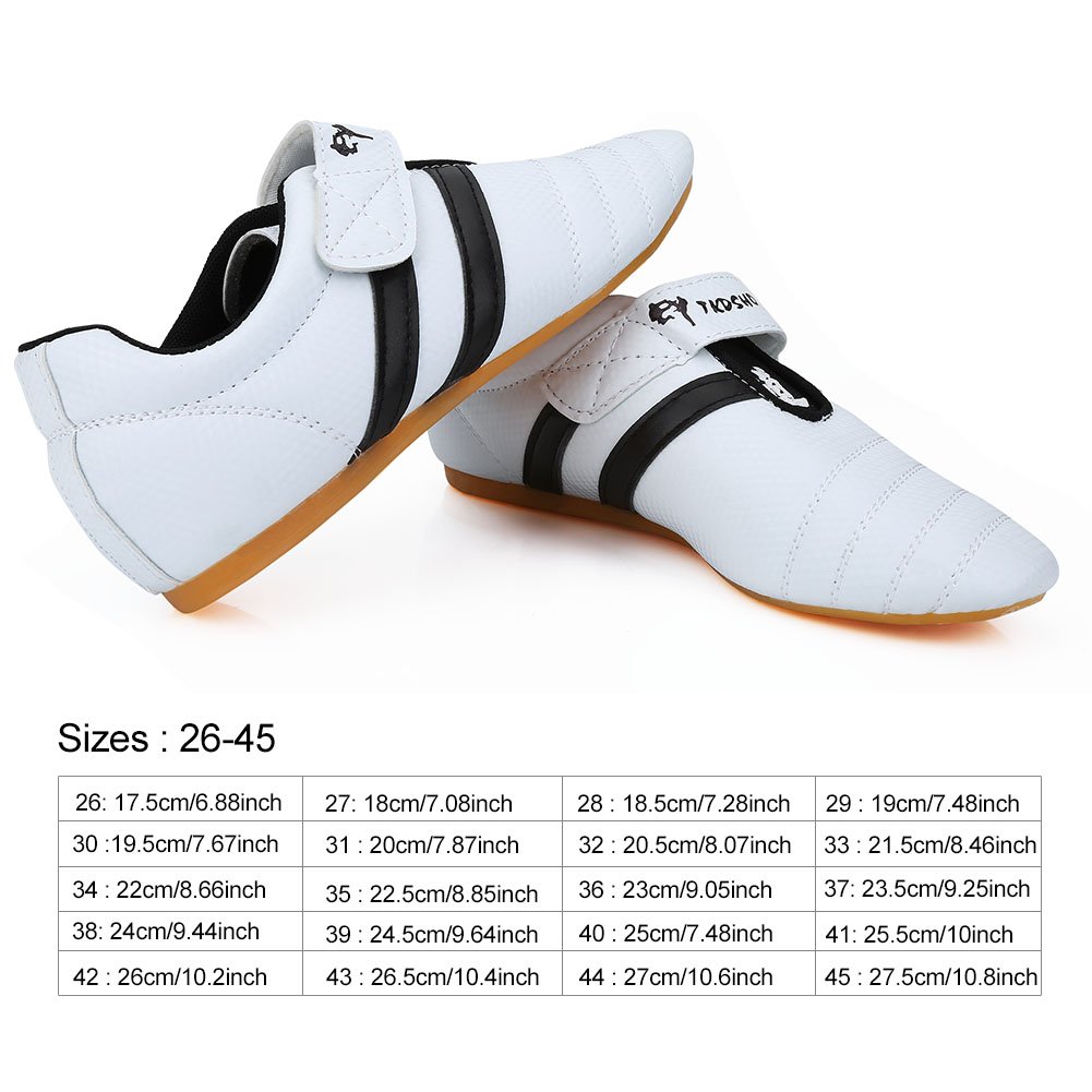 Zapatillas de Taekwondo, Zapatillas de Entrenamiento de Artes Marciales Zapatillas de Boxeo Karate Kung Fu Tai Chi de Deporte para Hombres Mujeres Niños