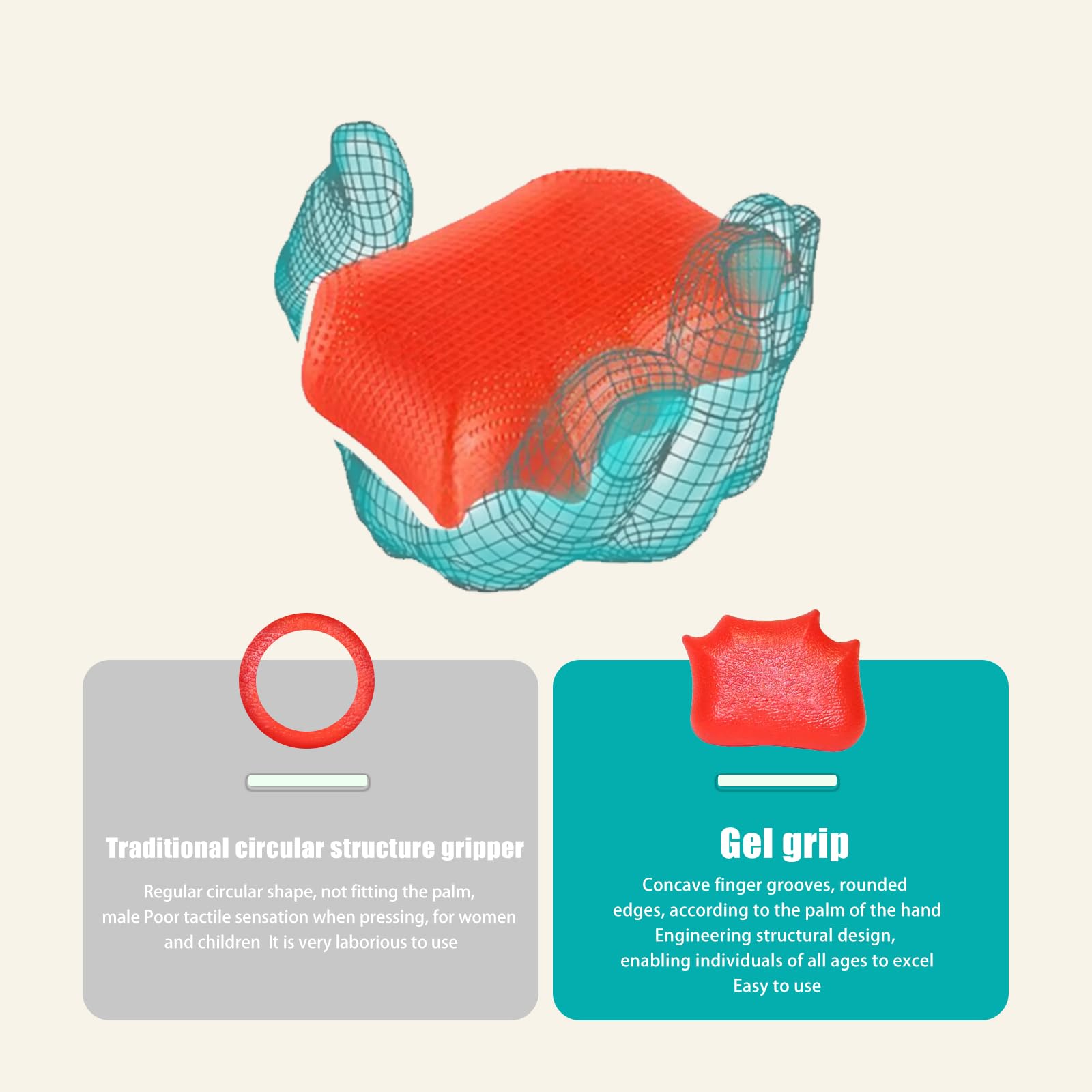 Therapy Putty Containers with Lids to Fit 2 oz, 3 oz, 4 oz Putty (25/Pack)