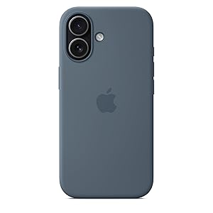 Apple iPhone 17 Silicone Case with MagSafe and Camera Control: Lightweight Phone Case, Wireless Charging Compatible, Smooth Matte Finish; Anchor Blue