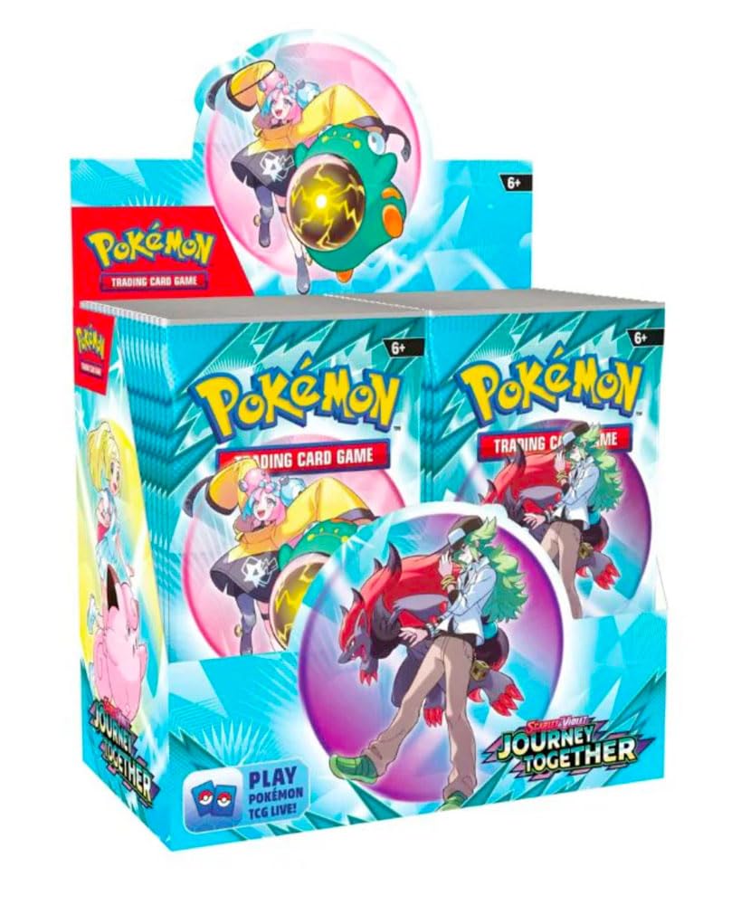Amazon.com: Pokemon Scarlet and Violet SV9 Journey Together Booster Box  Enhanced w Promo : Toys & Games