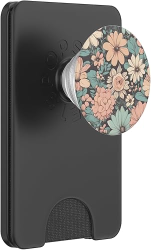 Miniatura 7 de Floral Vintage hermosas flores mujeres PopSockets estándar PopGrip