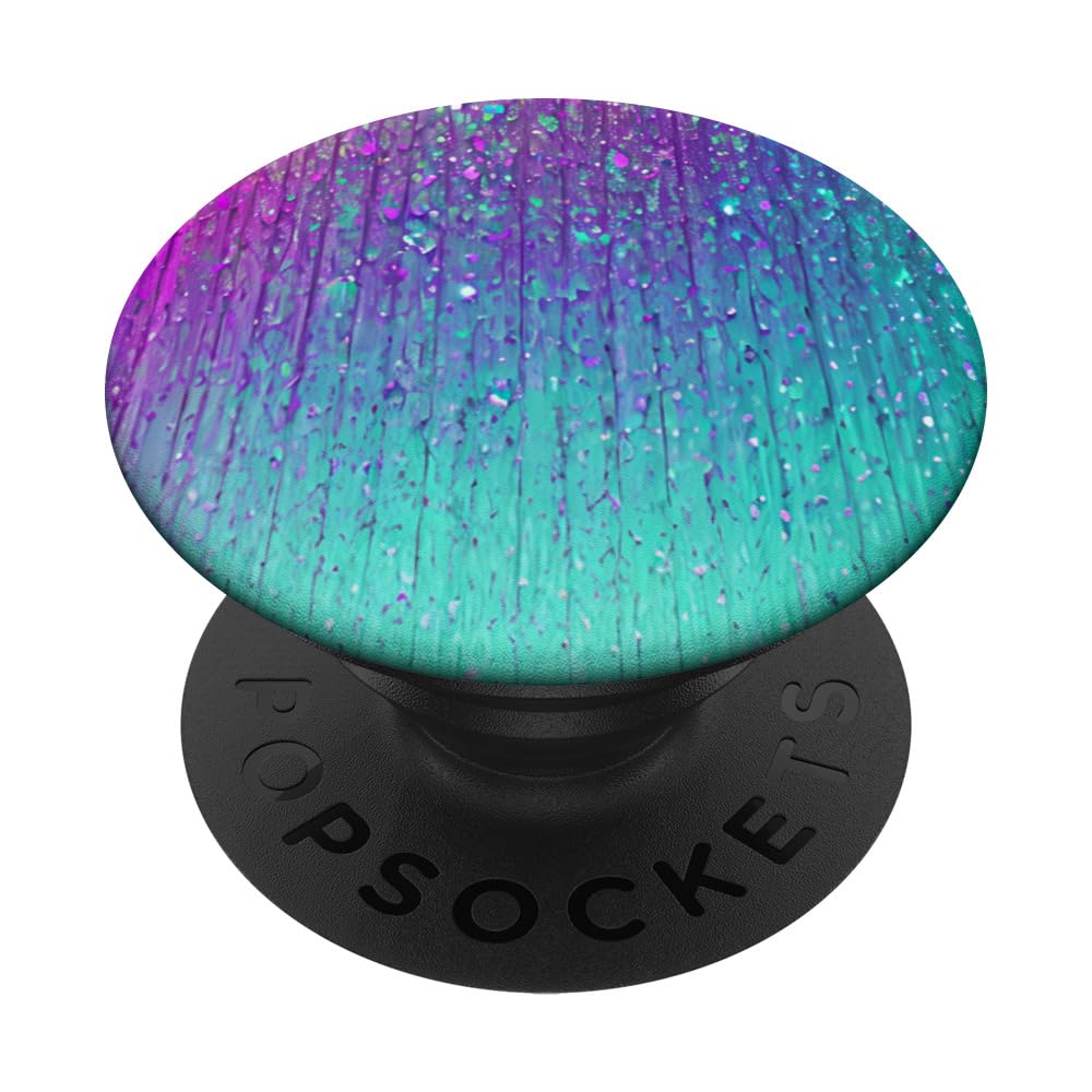Magical Sparkly Pretty Pink, Purple & Aqua Sparkle PopSockets Standard PopGrip