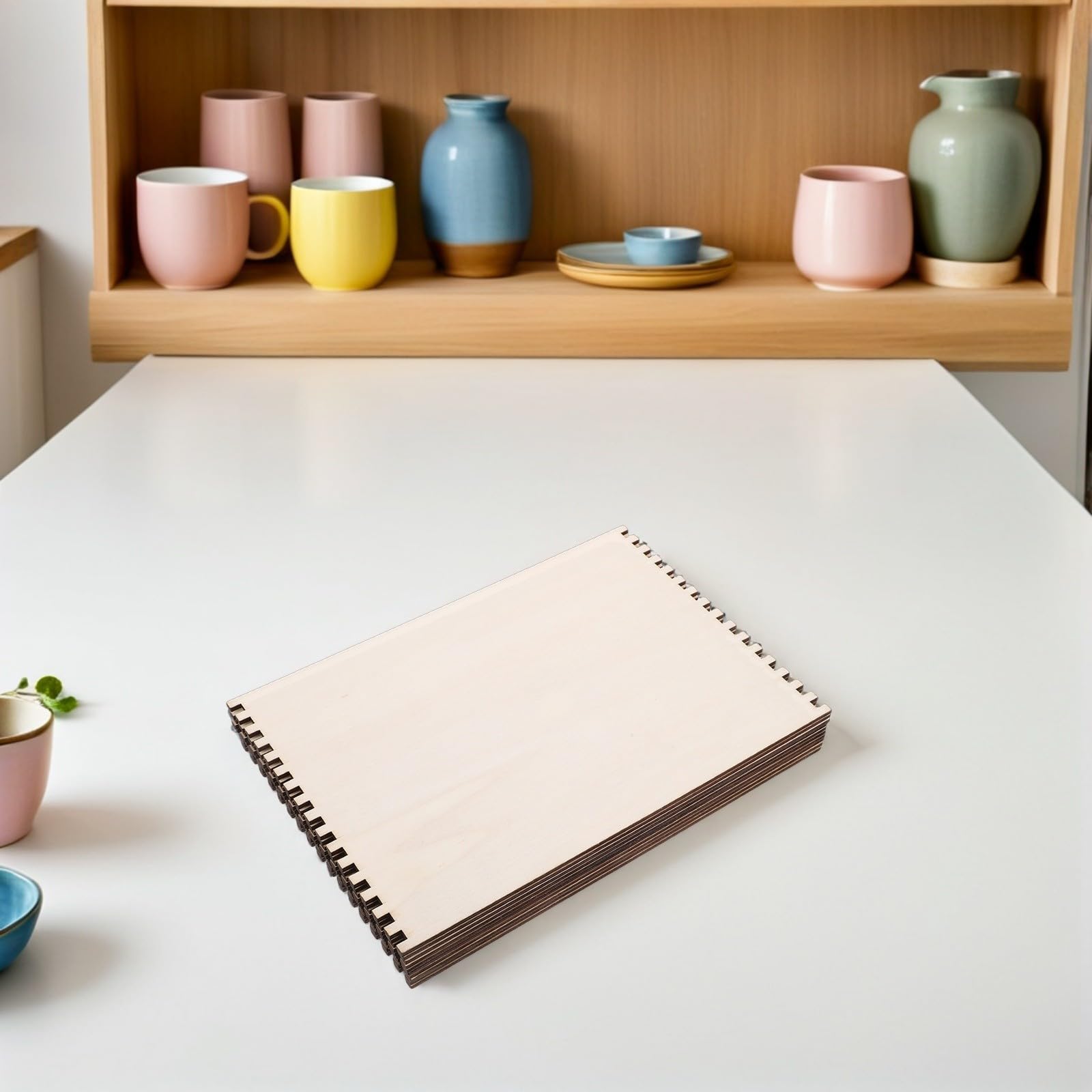 18 Piezas Tablero de Telar de Madera para Tejer, Manualidades DIY