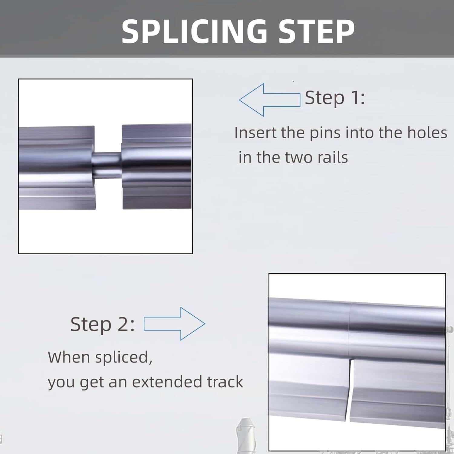 ANWOKIT SBR16 Linear Rail 2500mm, Spliced Linear Guide 2PCS 1500mm and 2PCS 1000mm Fully Supported Linear Rail Shaft Rod 8PCS SBR16UU Block Bearing with Accessories for Automated CNC