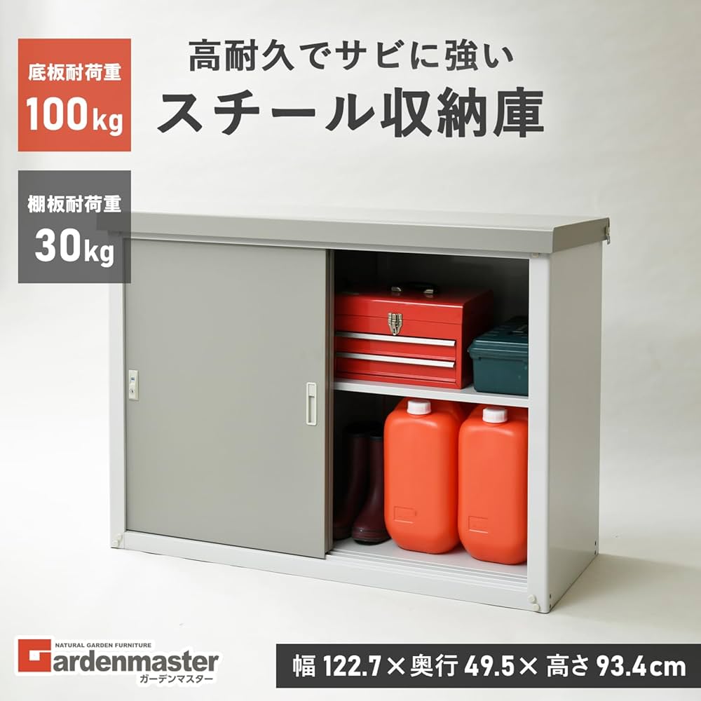 Amazon | ガーデンマスター(Gardenmaster) 物置 屋外 収納庫 大型 幅