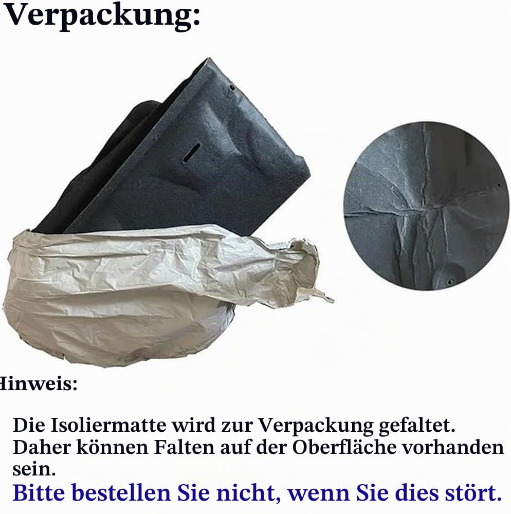 Schallschutzmatte für Motorhaube, Motorhaube, für Mitsubishi Eclipse Cross 2017, 2018, 2019–2024, Baumwolle, schalldichte Abdeckung, Außenzubehör