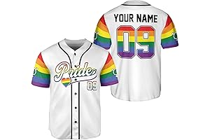 AOVL LGBT Pride Baseball Jersey: Celebrate Love and Equality
