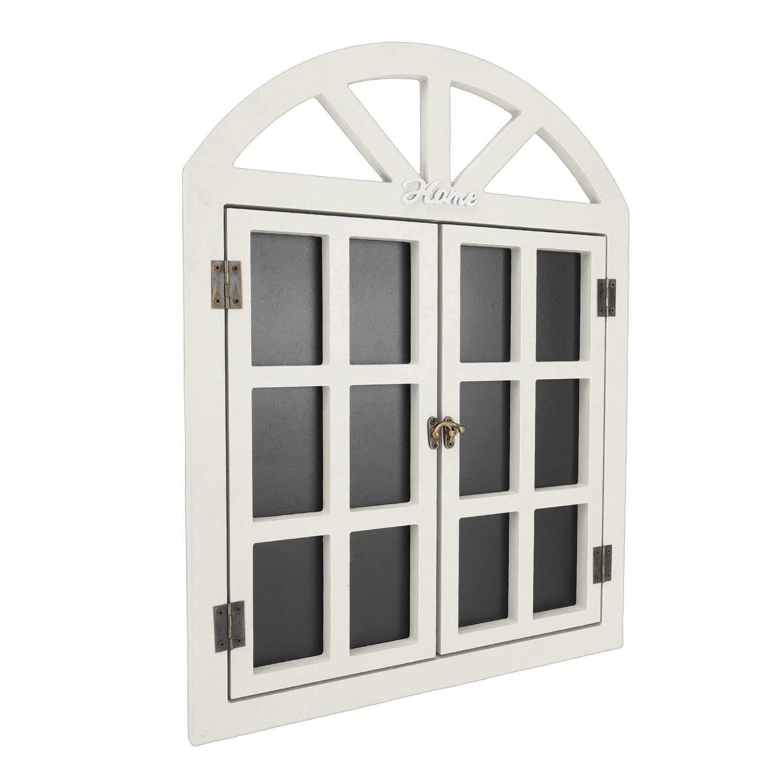 Hängende Kreidetafel, Abwischbare Holztafel in Fensterrahmenform mit Aufhängevorrichtung für Restaurants, Cafés, Hochzeiten und Wohnräume (7702A-02)