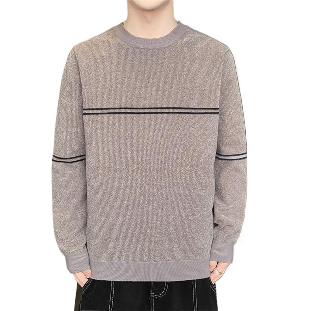 Pull en tricot pour homme d'automne en taille XL aux finitions haut de gamme